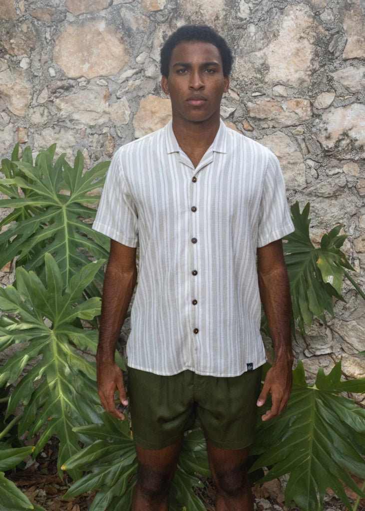 Camisa Wahaka - Santorini