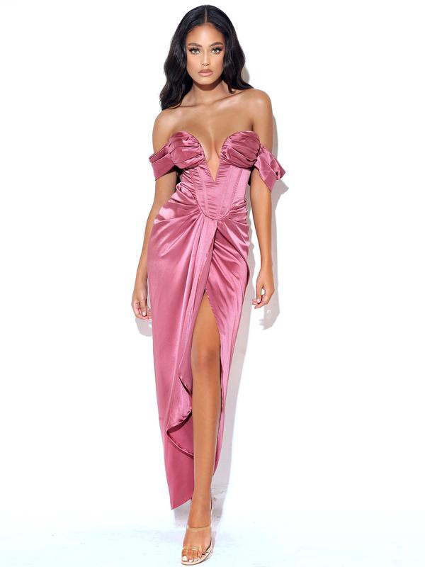 Xena Satin Corset Dress