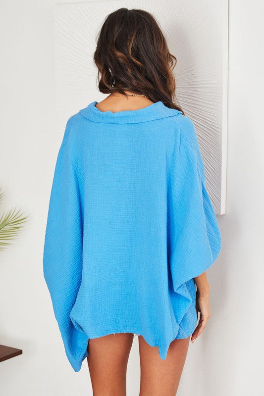 Oversize Cadet Blouse