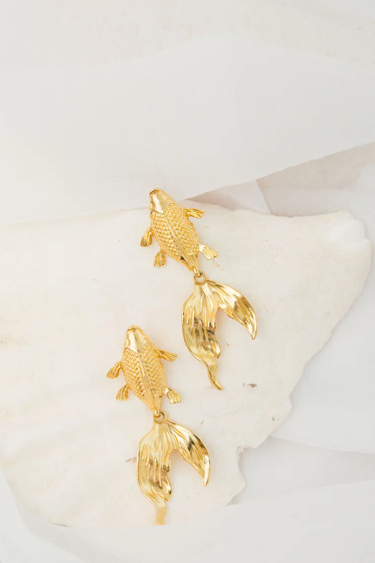 Koi Earrings 3A