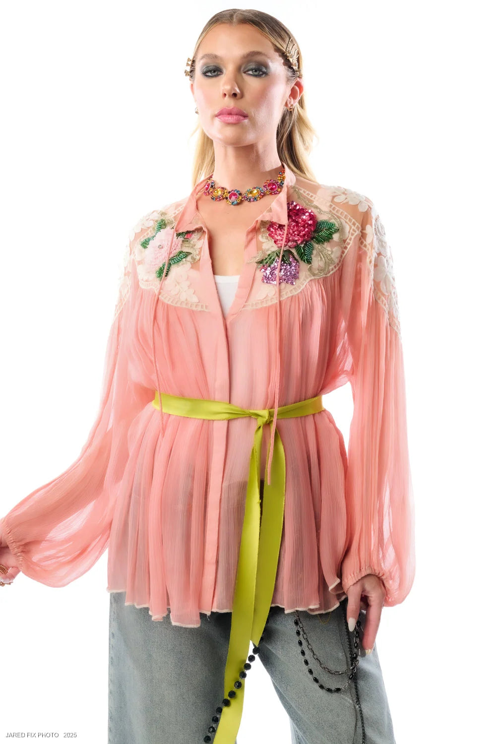 Amora Chiffon Blouse