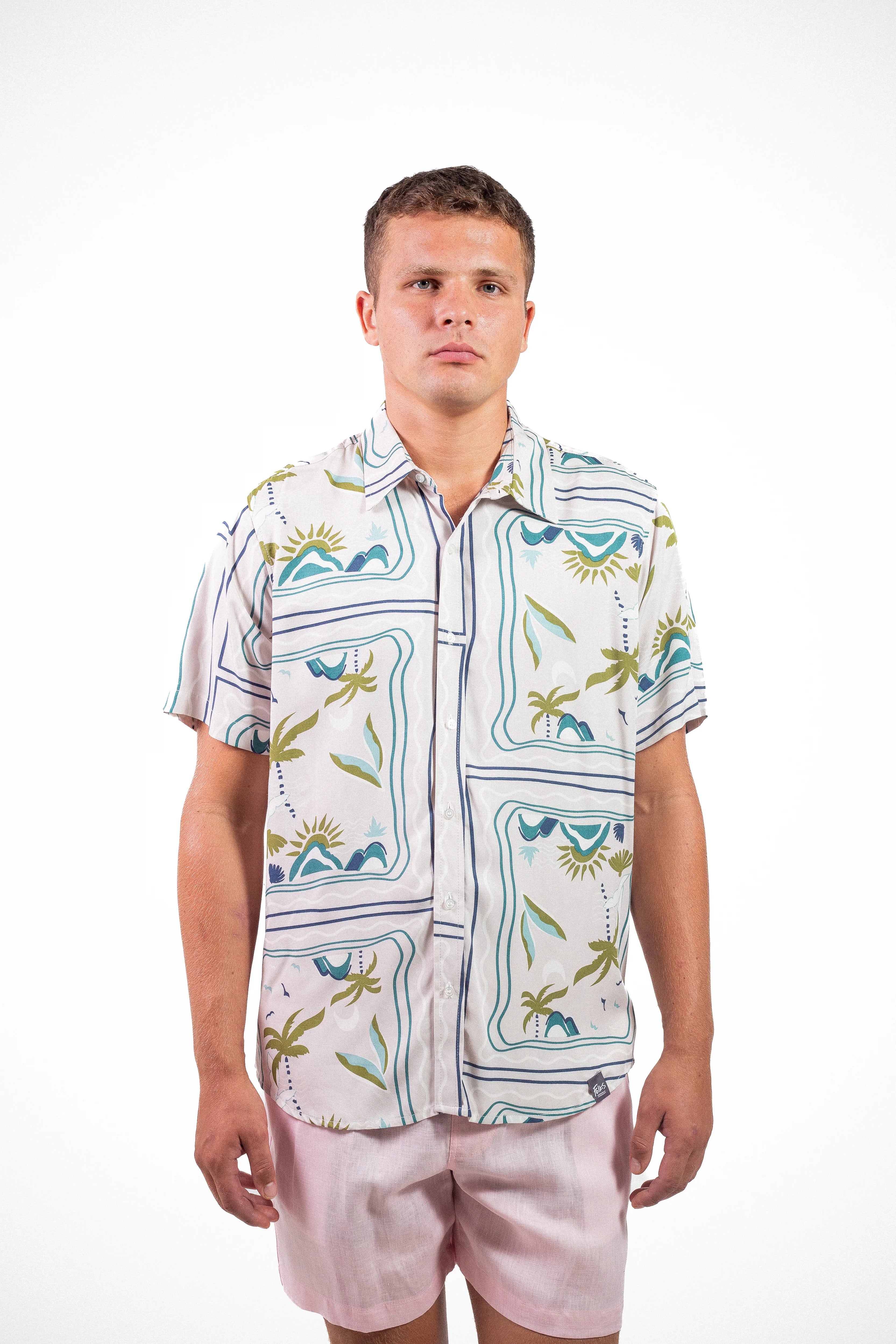 Camisa Whiskey - Eleutheria Blanco Perla