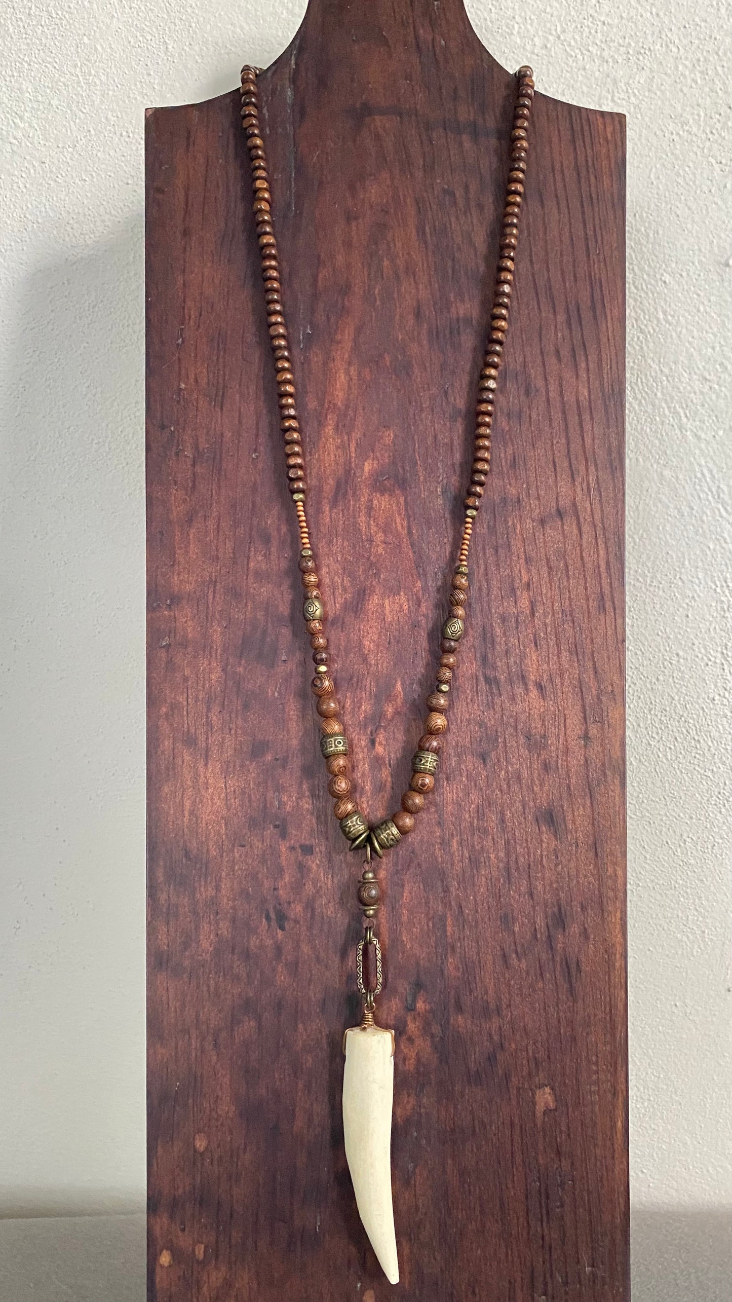 Bone Pendant Necklace
