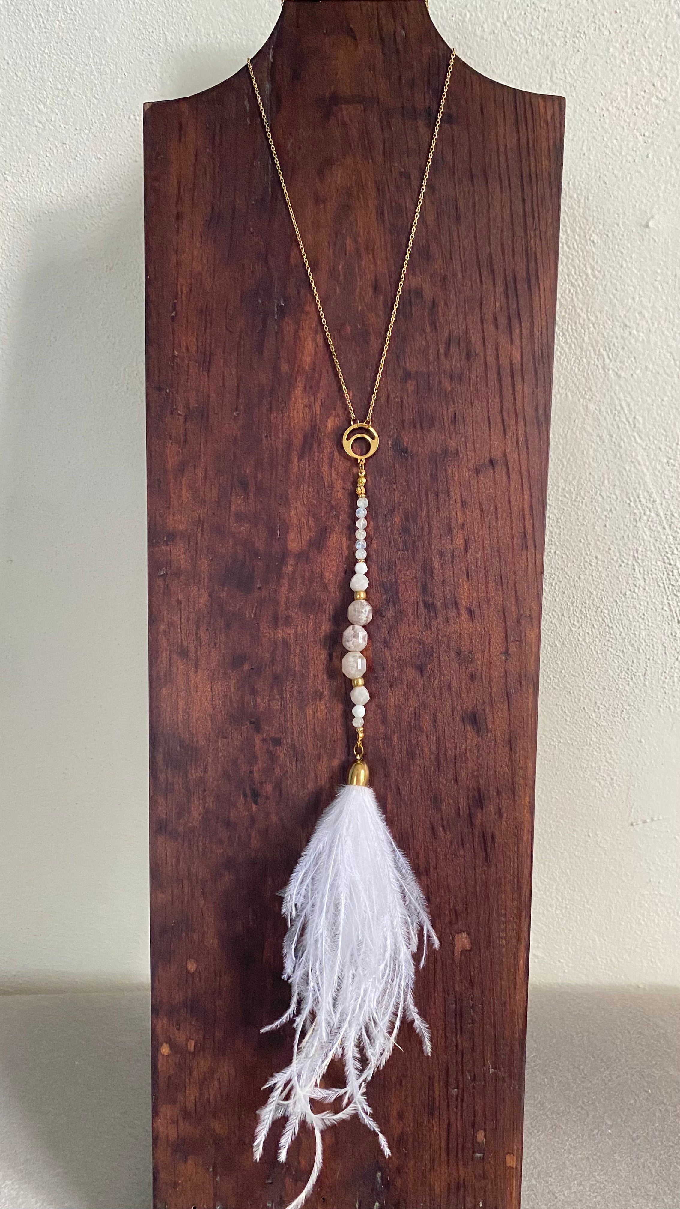 Ostrich Pendant Necklace