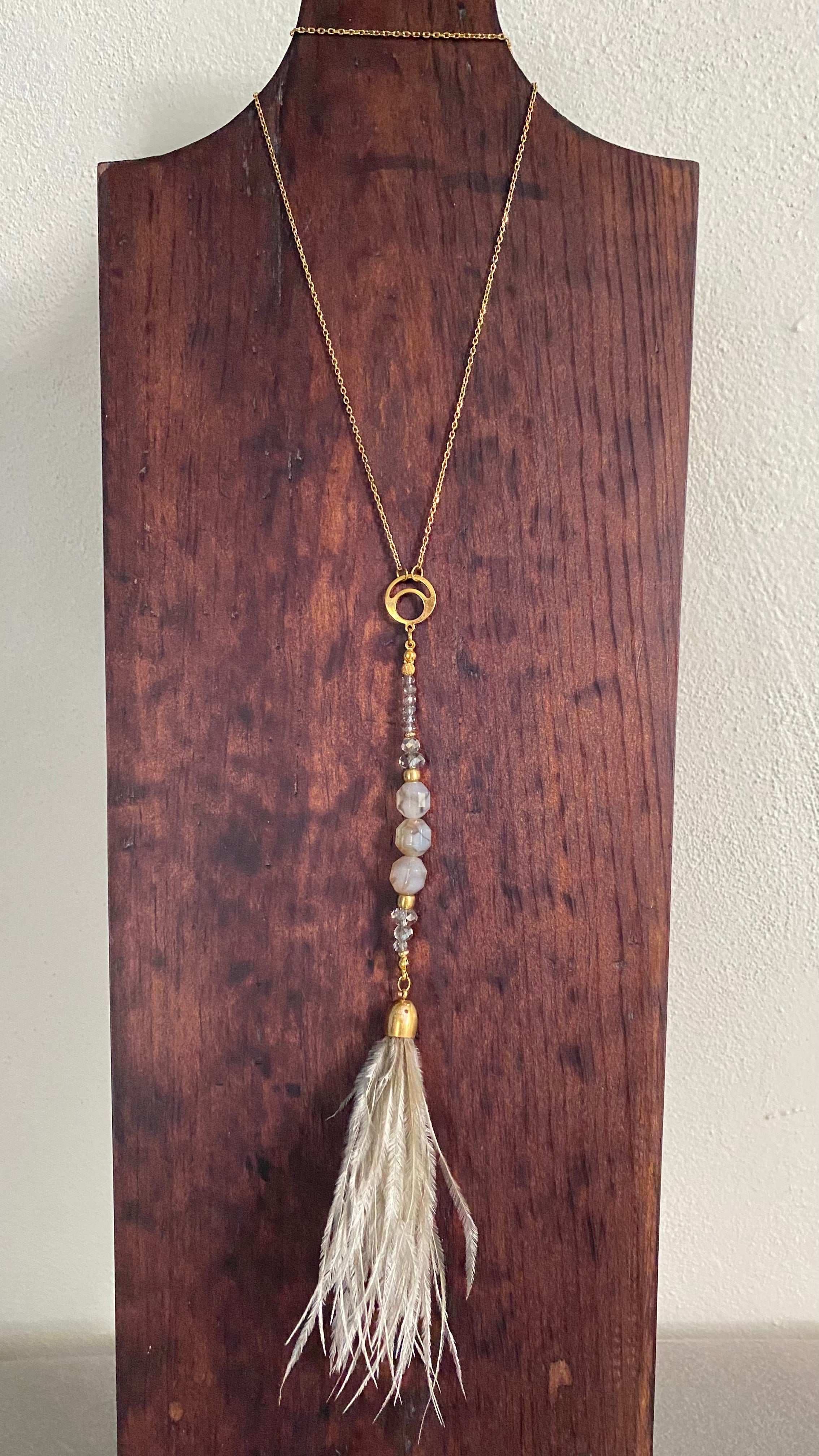 Ostrich Pendant Necklace