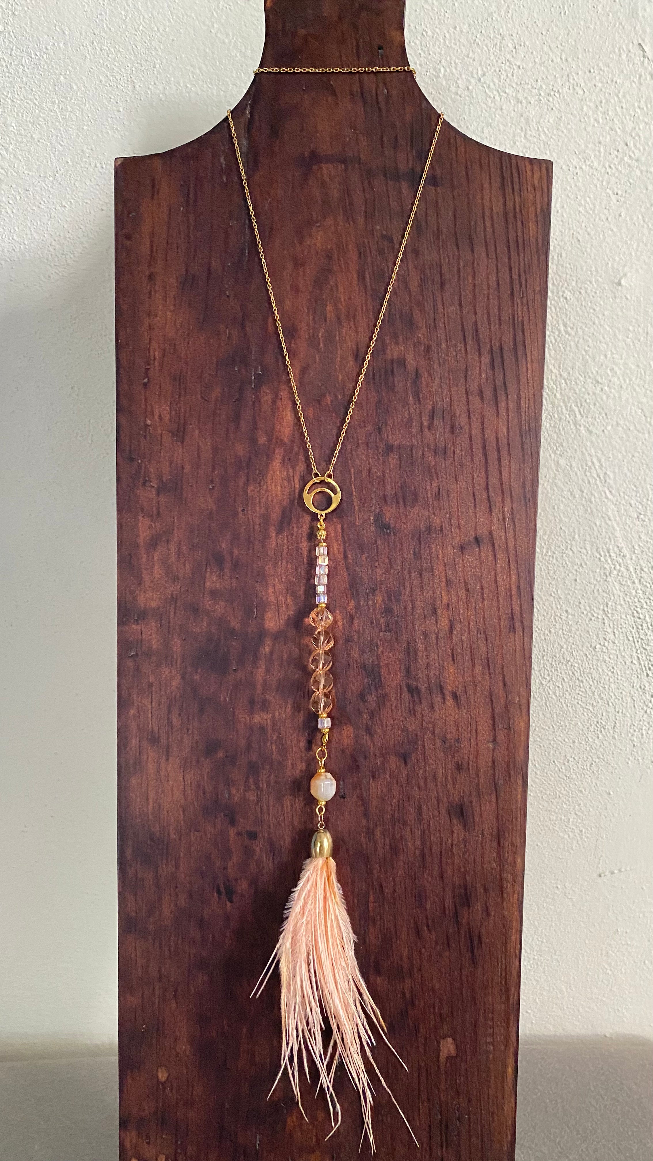 Ostrich Pendant Necklace