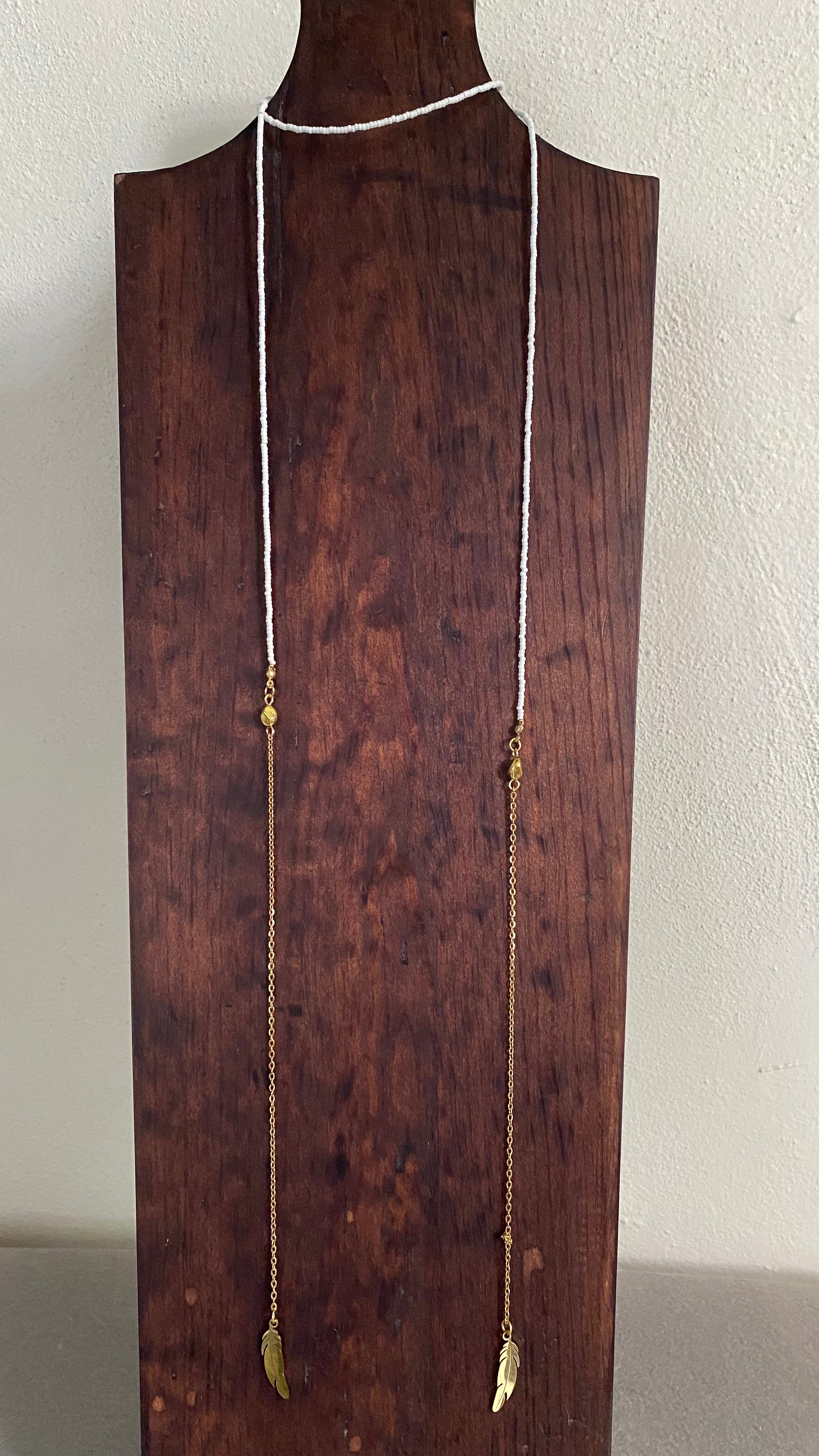 Feather Wrap Necklace