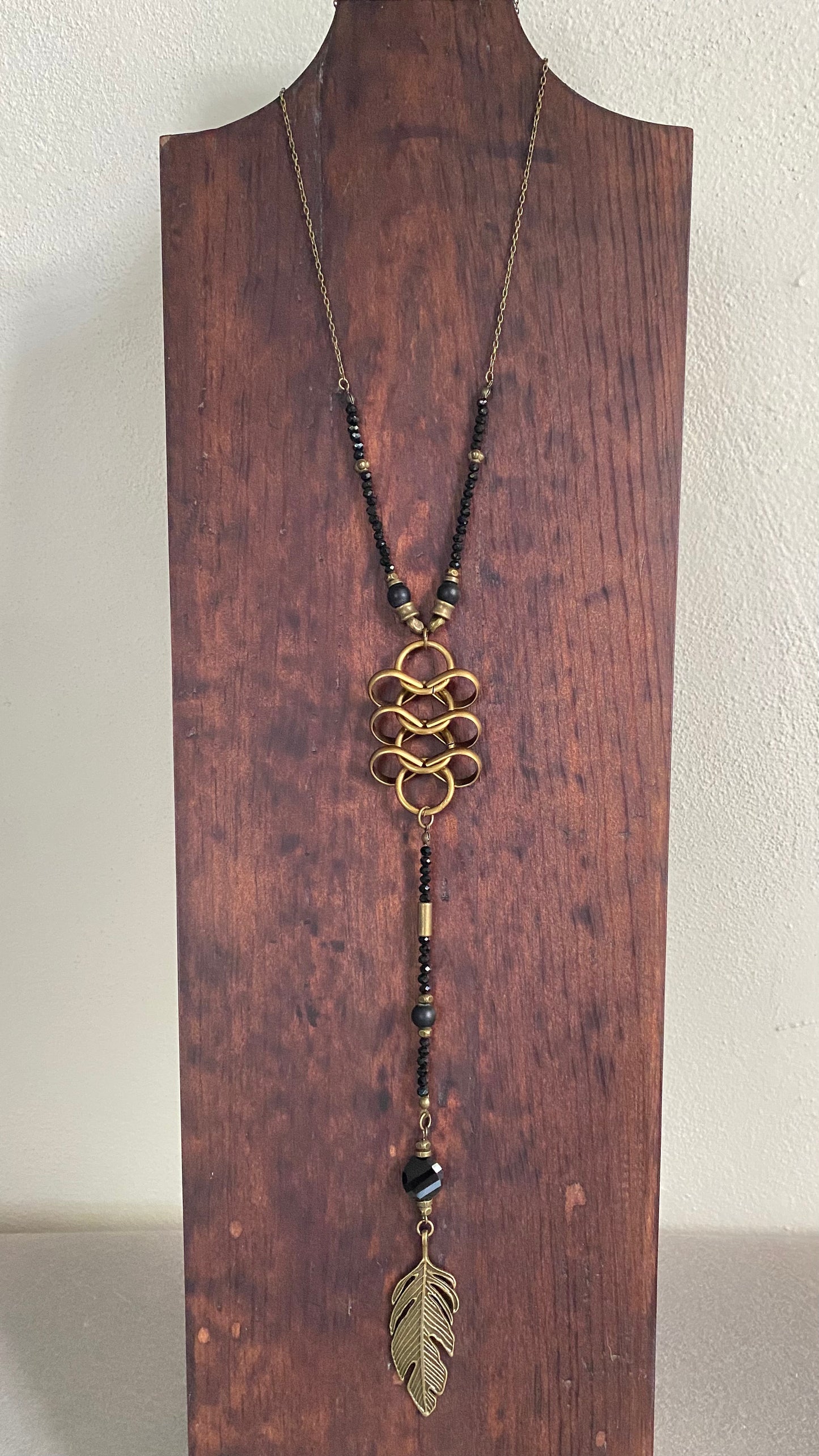 Feather Pendant Necklace