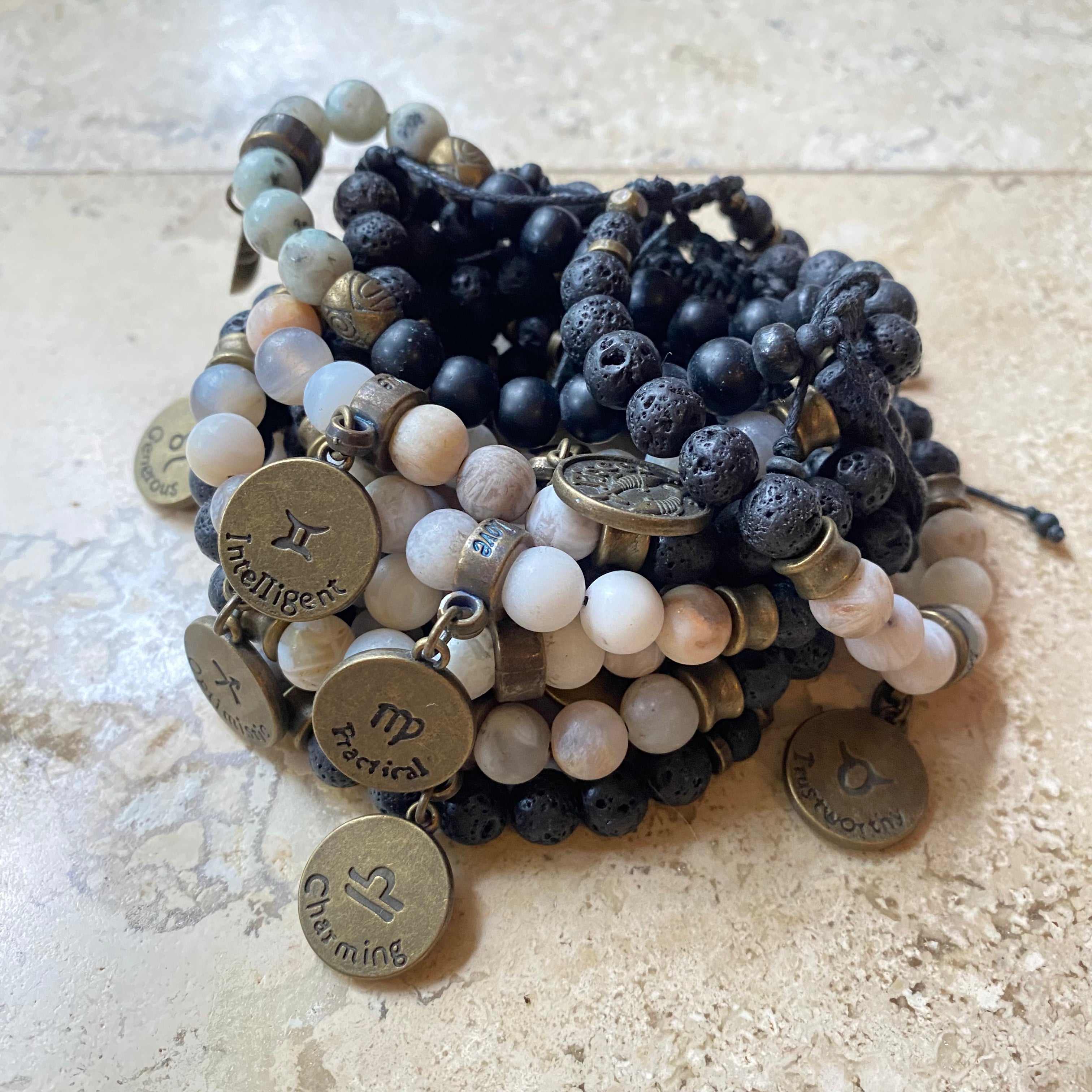 Zodiac Mens Bracelet
