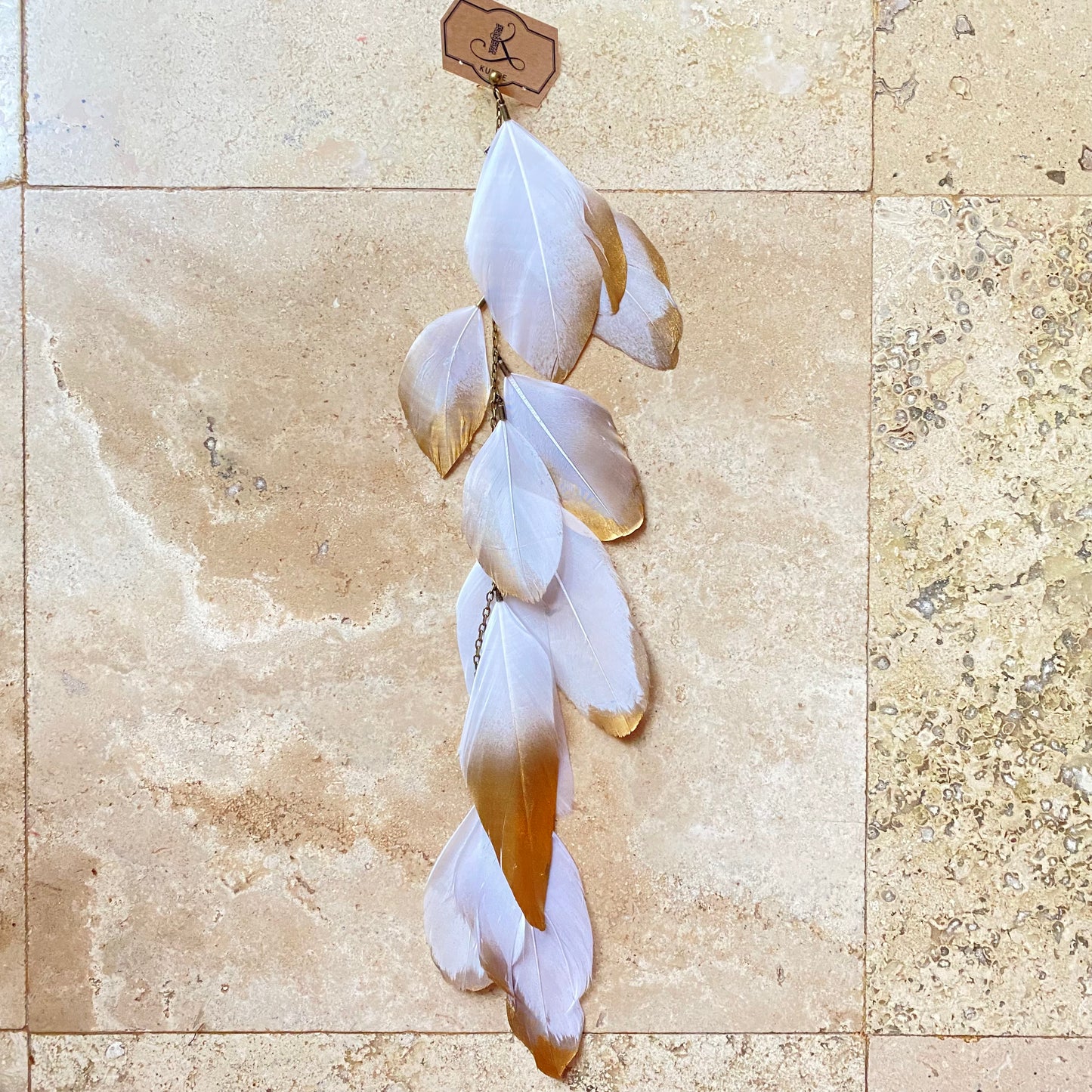 Single Feathered earring