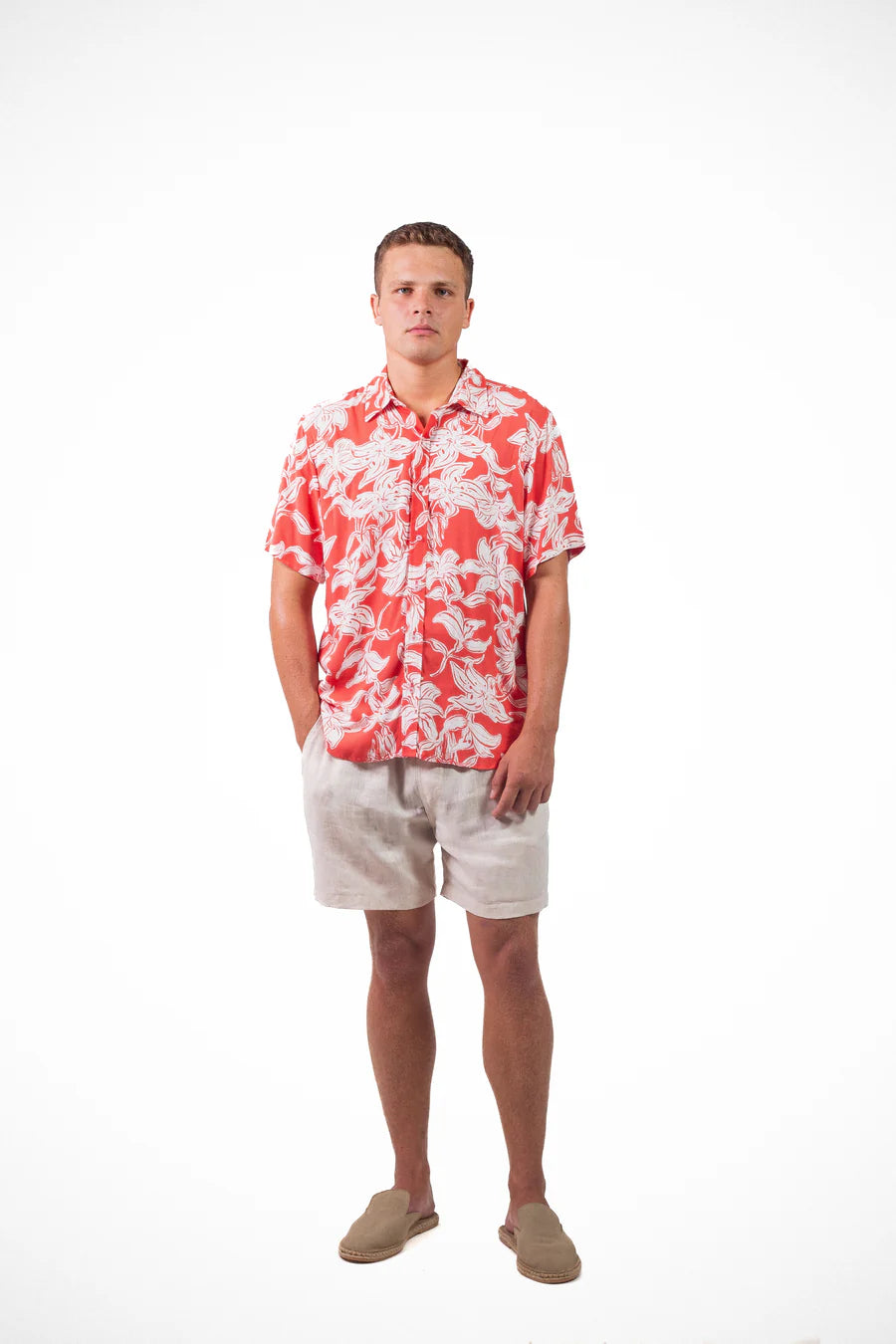 Camisa Whiskey - Montego Rojo