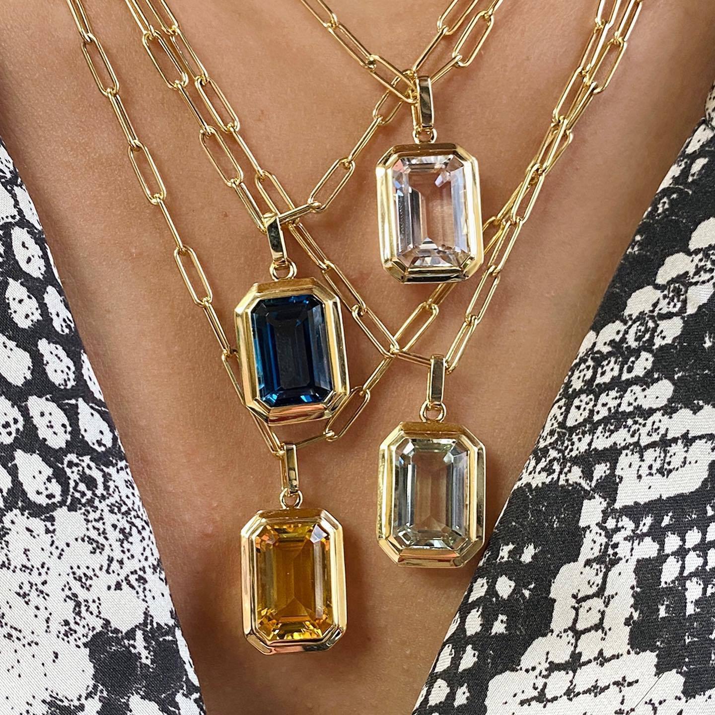 Baguette Necklace