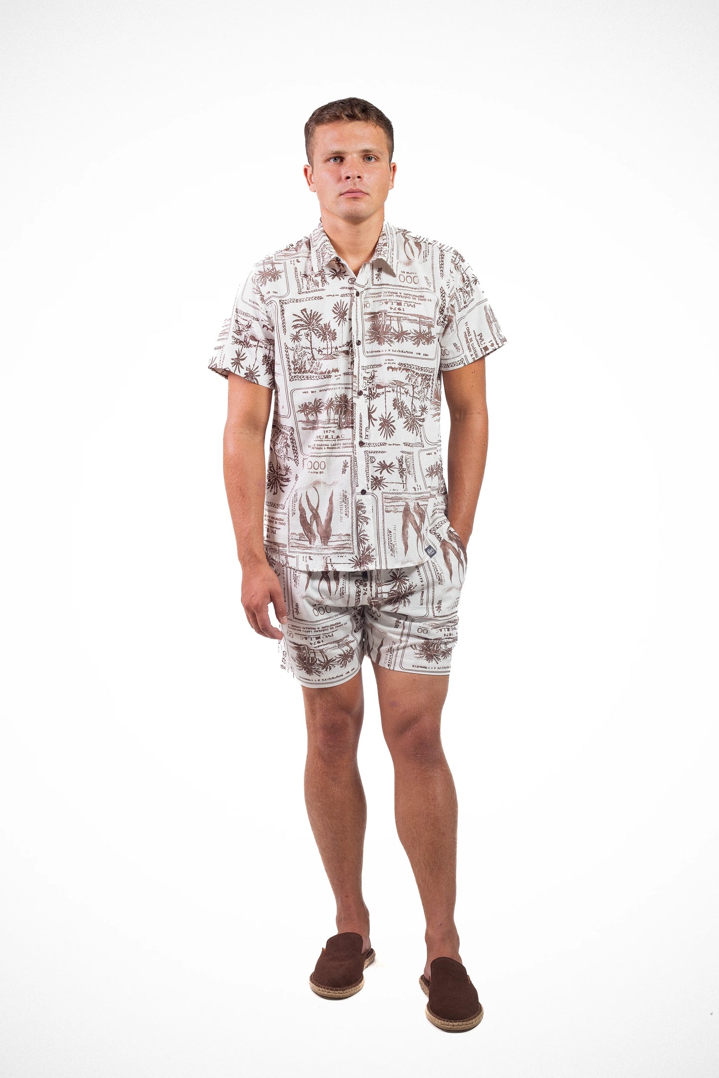 Camisa Whiskey -Tobago Cafe