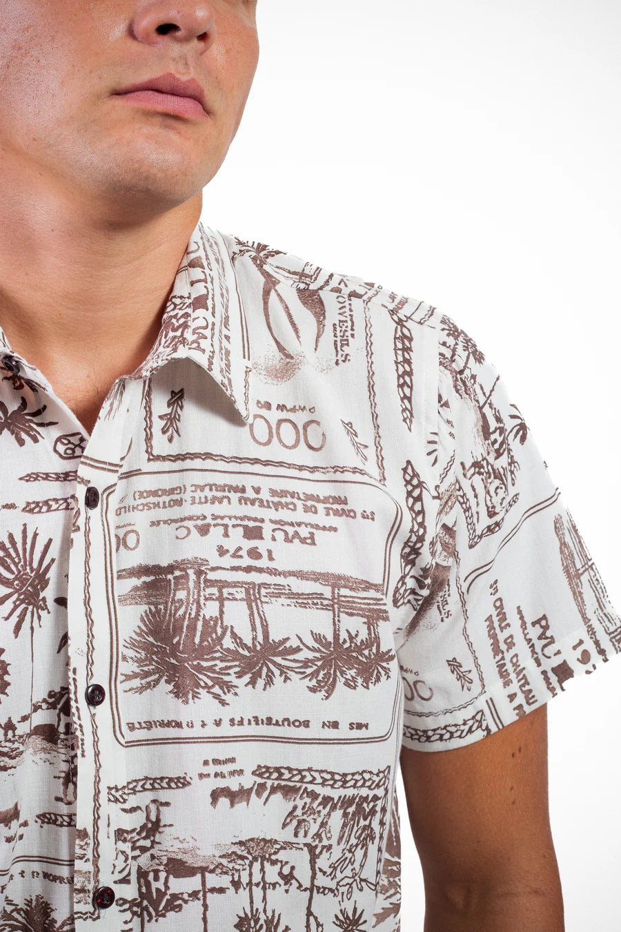 Camisa Whiskey -Tobago Cafe