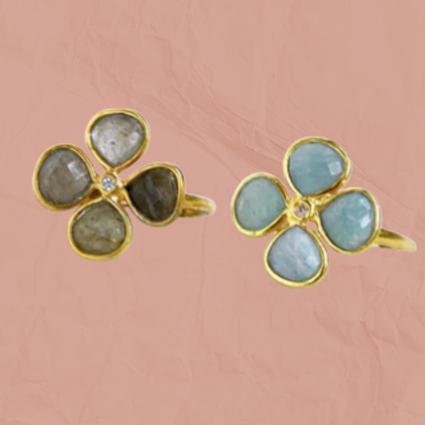 Clover Gem Ring