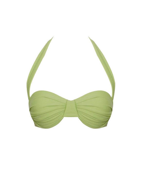Raegan Green Halter Neck Bikini Bottom