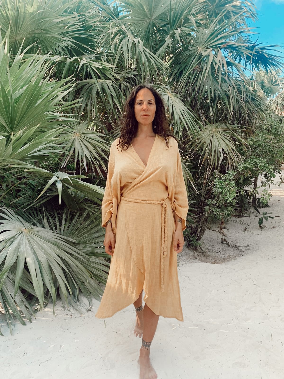Kwan wrap dress
