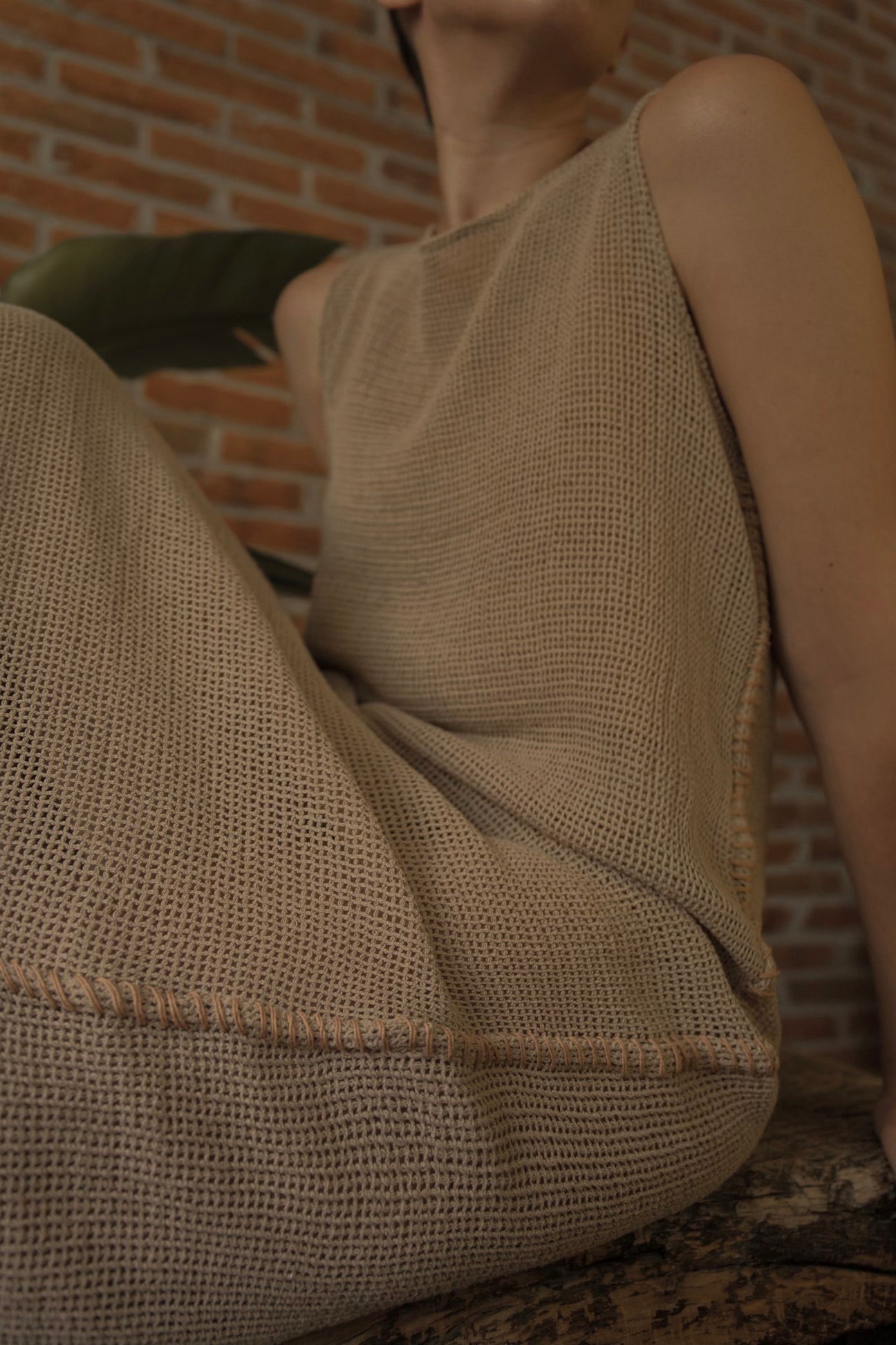 Coral Dress - Sand