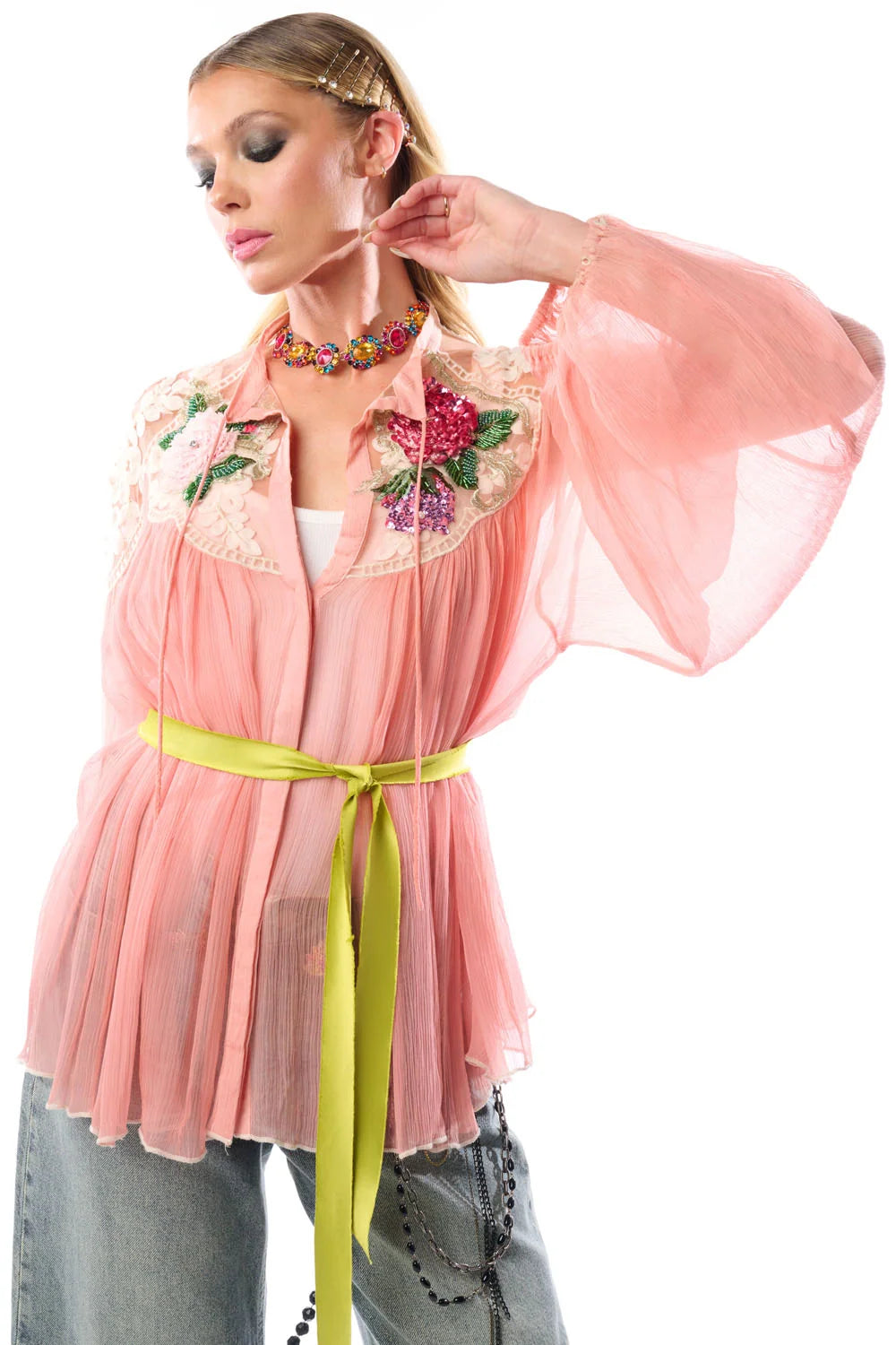 Amora Chiffon Blouse