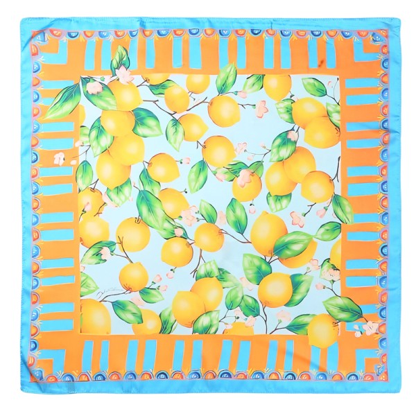 Sun-Drenched Lemon Orchard Scarf