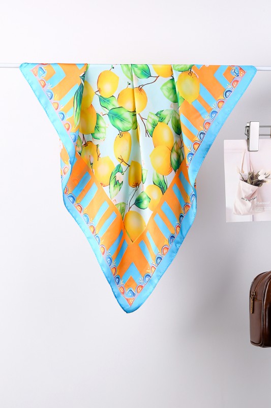 Sun-Drenched Lemon Orchard Scarf