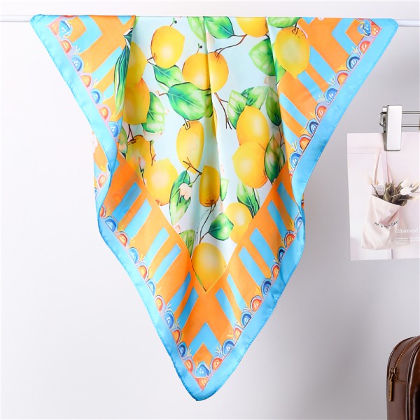 Sun-Drenched Lemon Orchard Scarf