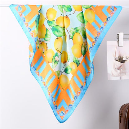 Sun-Drenched Lemon Orchard Scarf