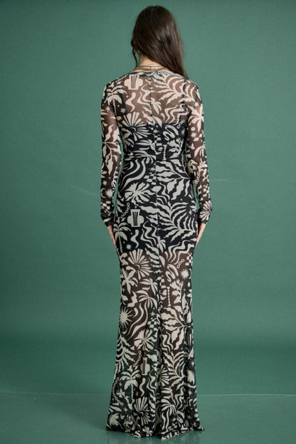 Acento Tropical Maxi Dress