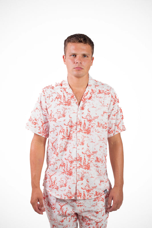 Camisa Wahaka - Lino Sienna