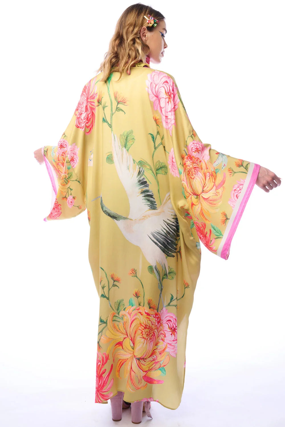 Crane Kimono