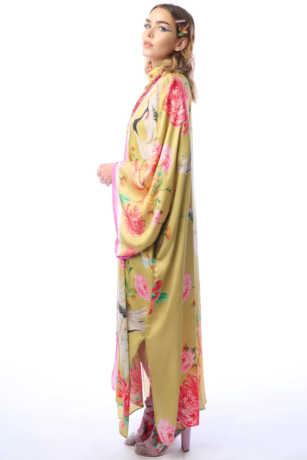Crane Kimono