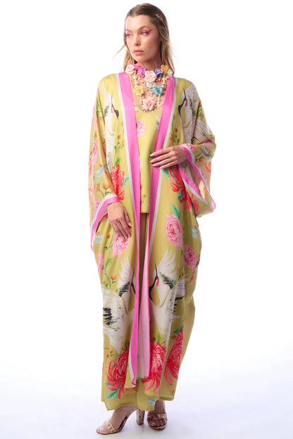 Crane Kimono