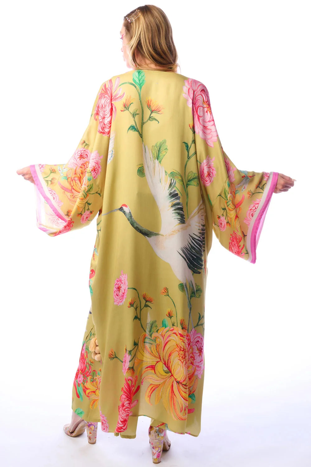 Crane Kimono
