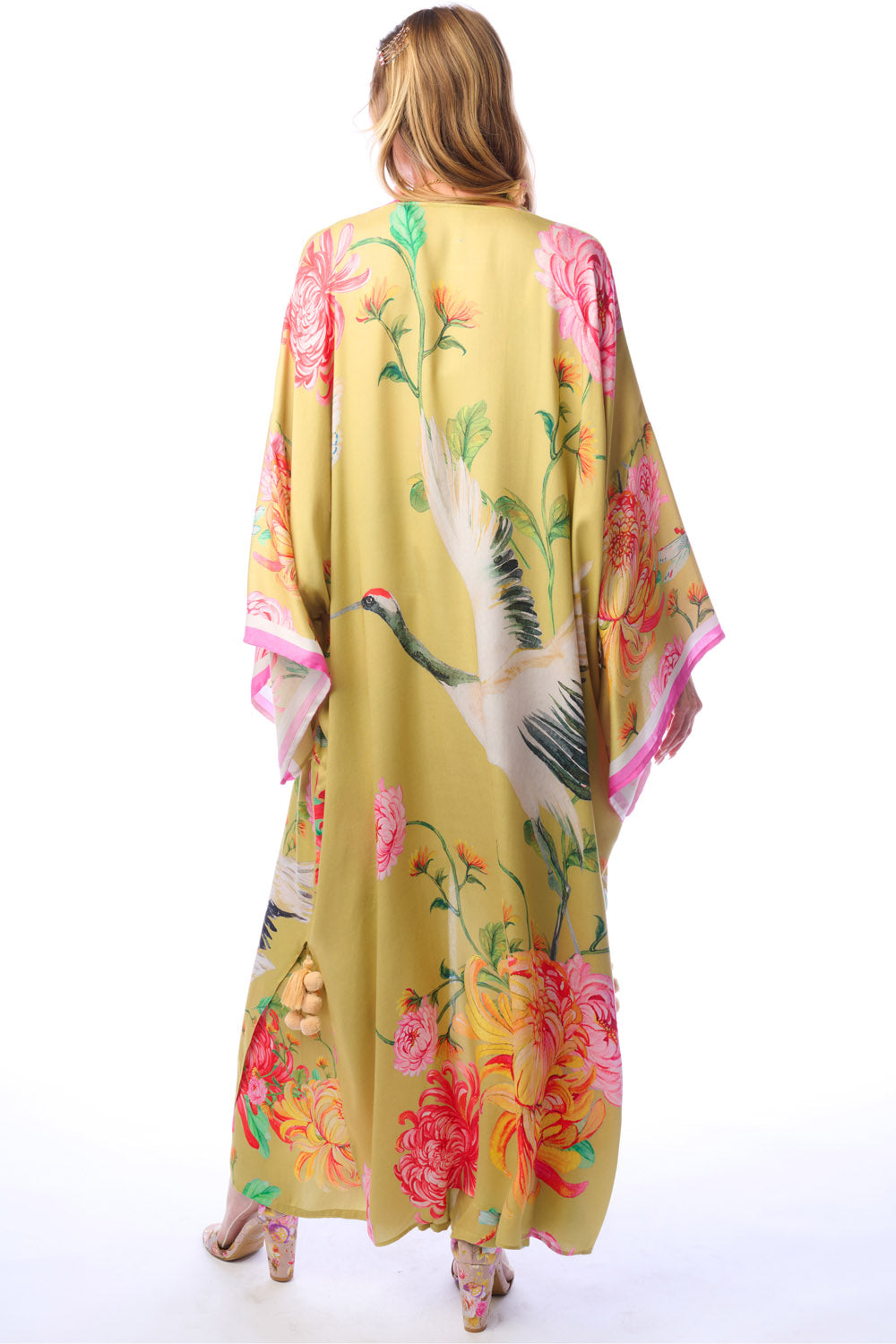 Crane Kimono