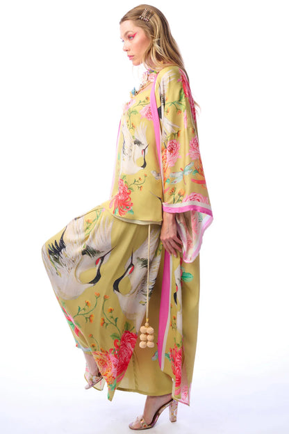 Crane Kimono