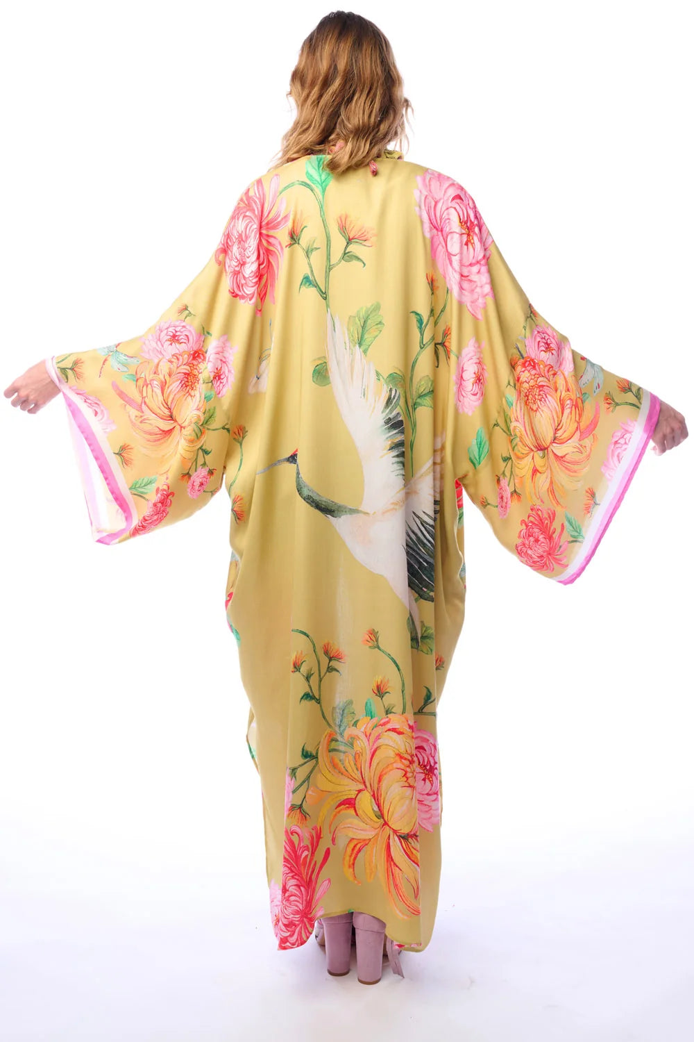 Crane Kimono