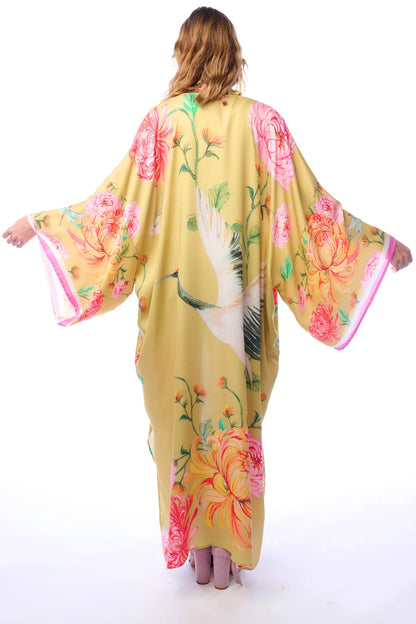Crane Kimono