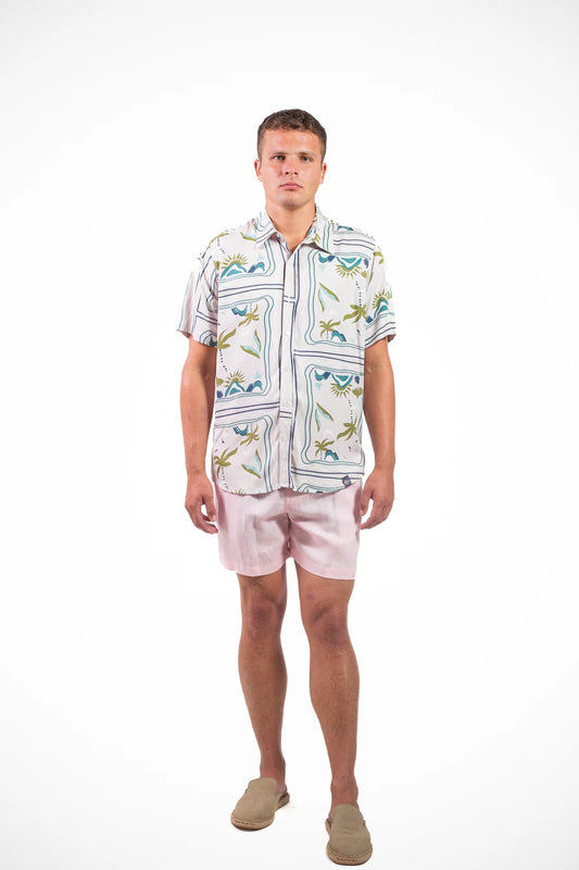 Camisa Whiskey - Eleutheria Blanco Perla