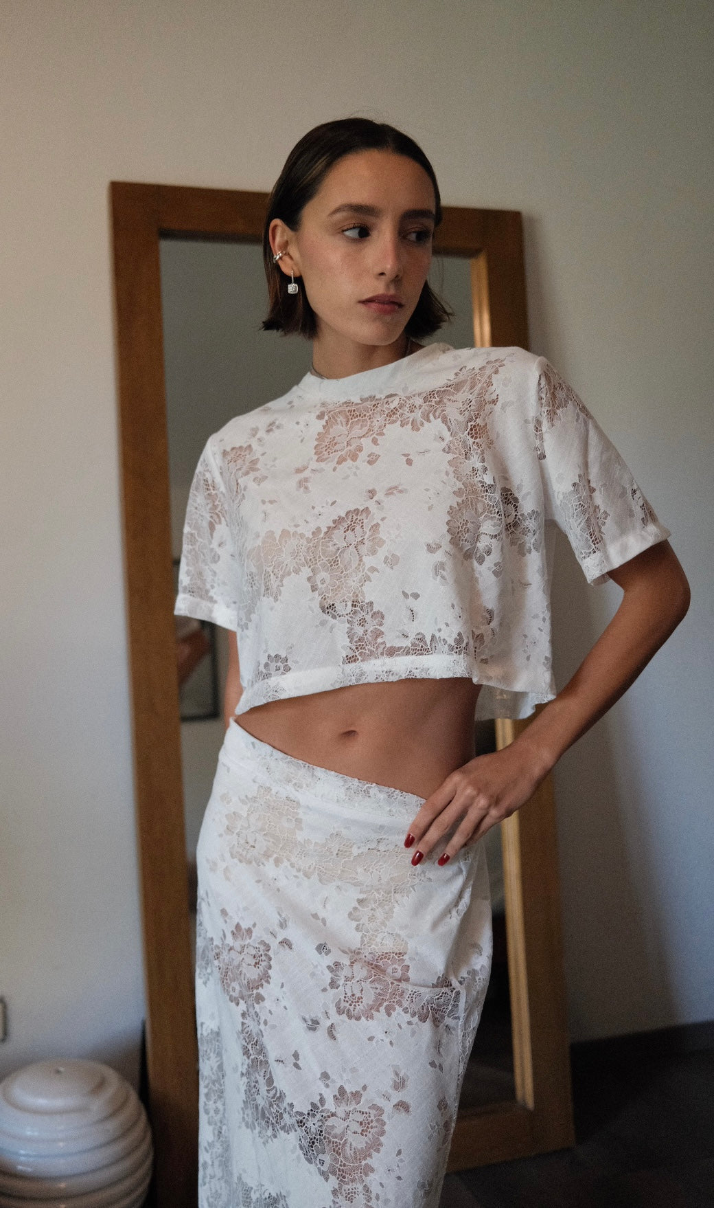 Set Danielle cream small