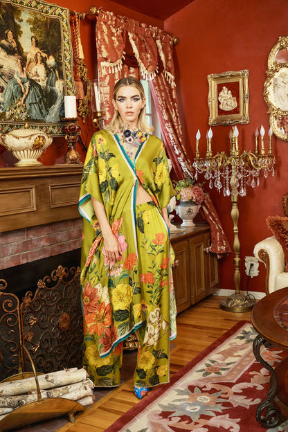 Embroidered Garden Kimono