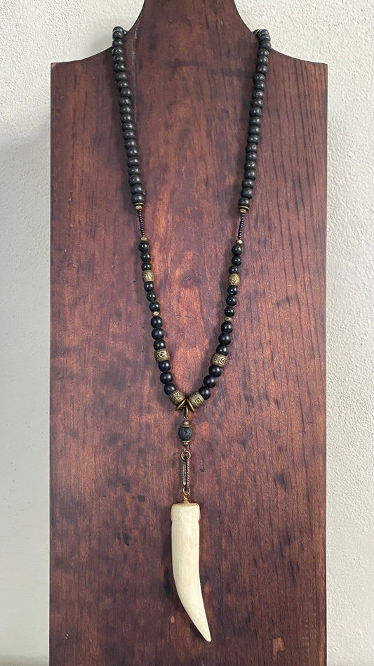 Bone Pendant Necklace