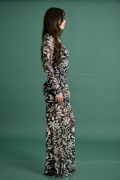 Acento Tropical Maxi Dress