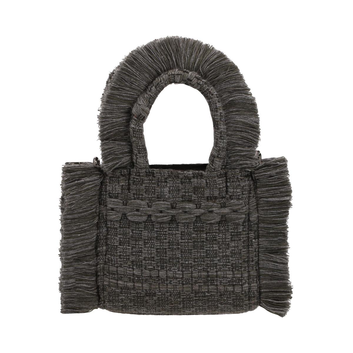 BANI Artesanal Mini Poka Grey handbag