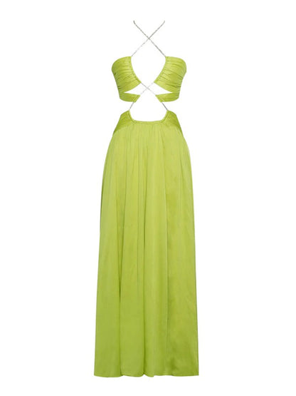 B.O.T.A. Silk Dress - Lemon