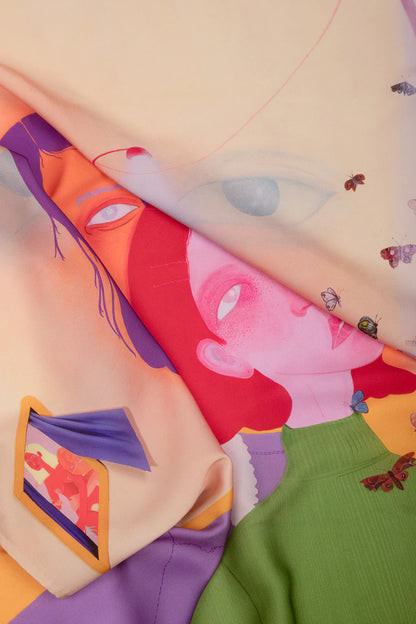 Printed Scarf "Dreams"