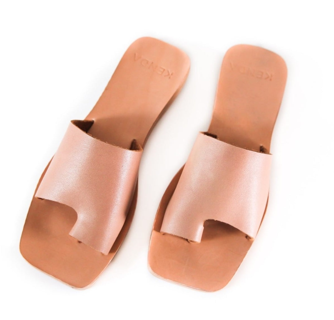Holbox Leather Sandal - Tan